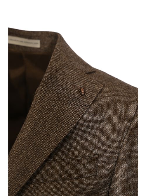 Giacca monopetto in lana Marrone Cc Corneliani | 26XZ23 2666384030